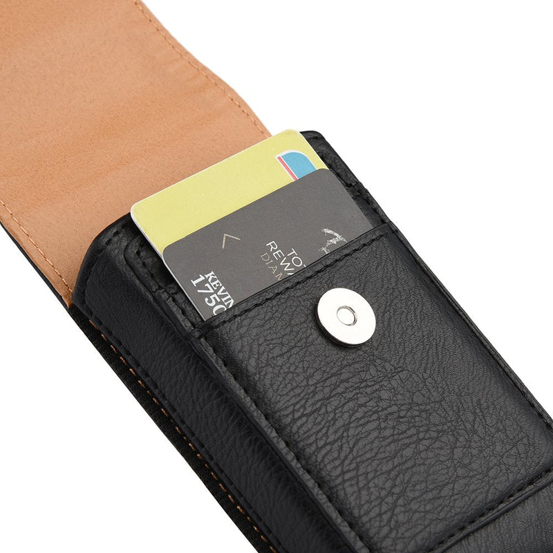 [AUSTRALIA] - Belt Clip Holster Pouch Heavy Duty Leather Case for Motorola One 5G Ace, One 5G, Moto Edge, Moto g Fast, Moto e, Edge+, Moto g Stylus, Moto g Power, Moto g Play, Moto Z4, Moto e6, Moto g7, One Hyper 