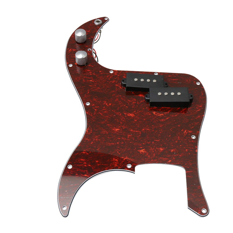 lovermusic lovermusic Loaded P-Bass FAUX Tortoise Shell Pickguard W/Pickup KIT