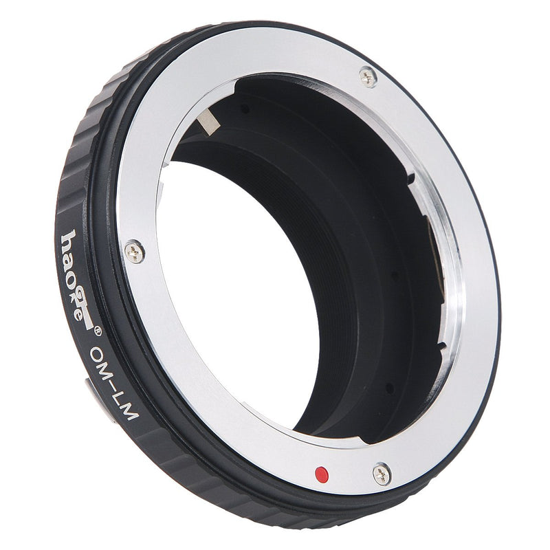 Haoge Lens Mount Adapter for Olympus OM Zuiko Mount Lens to Leica M LM Mount Camera Such as M240, M240P, M262, M3, M2, M1, M4, M5, M6, MP, M7, M8, M9, M9-P, M Monochrom, M-E, M, M-P, M10, M-A