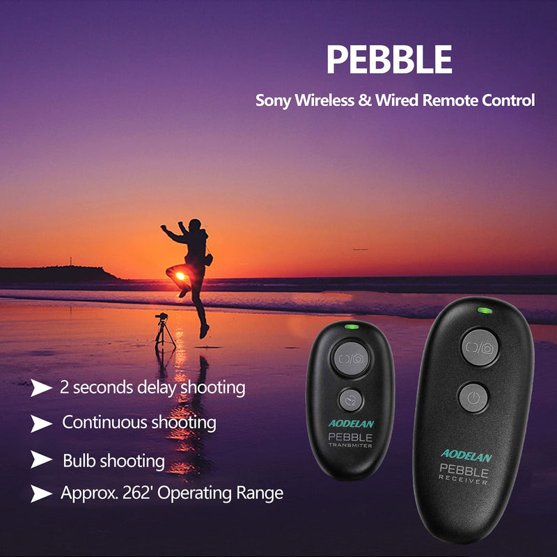 AODELAN Camera Remote Control for Sony A6000 RX-100III A7II A7III A6600 A6400 RX100-VI A5000 Wireless Shutter Release