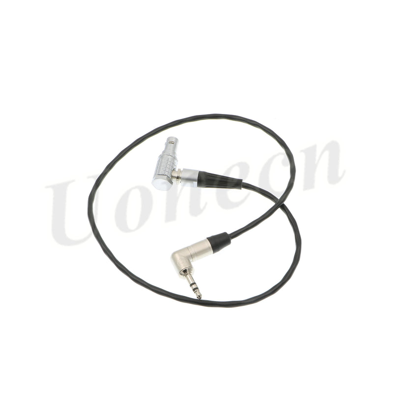[AUSTRALIA] - Uonecn Sound Device Time Code Cable Right Angle 3.5mm to 0B 5 pin Male Tentacle Sync Adapter Cable 