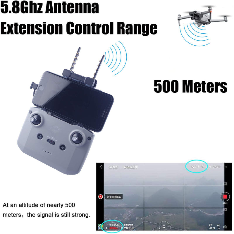 Skyreat Mavic Air 2 Extended Range Yagi Antenna Signal Boosters for Mavic Air 2 Drone Specific Accessories