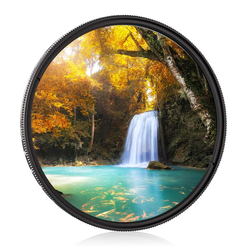 K&F Concept 58mm ND Variable Fader Neutral Density Adjustable Filter ND2-ND400 for Camera Lens