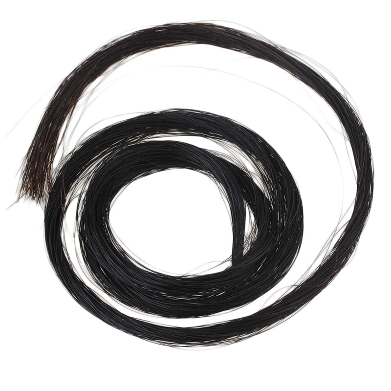 BQLZR Black 32 inch Hank Mongolian Horse Hair Violin Bow Hair Replacement