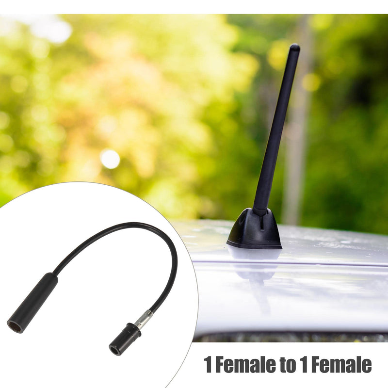 [AUSTRALIA] - X AUTOHAUX Car Radio Antenna 1 Female to 1 Female Adapter Connector Cable FM AM Stereo Audio for Chrysler for Dodge for Ford for GM for Jeep 2002-Up 40-CR20 