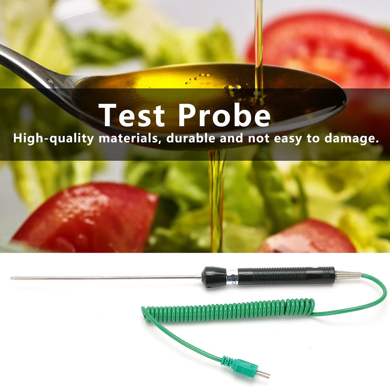 UT-T03 Temperature Probe Replacement Test Probe K Type Immersion Thermocouple Temperature Sensor Kitchen Temperature Probe