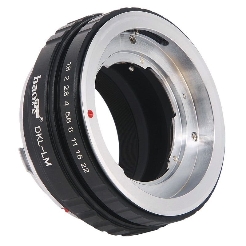 Haoge Lens Mount Adapter for Voigtlander Retina DKL Lens to Leica M LM Mount Camera Such as M240, M240P, M262, M3, M2, M1, M4, M5, M6, MP, M7, M8, M9, M9-P, M Monochrom, M-E, M, M-P, M10, M-A