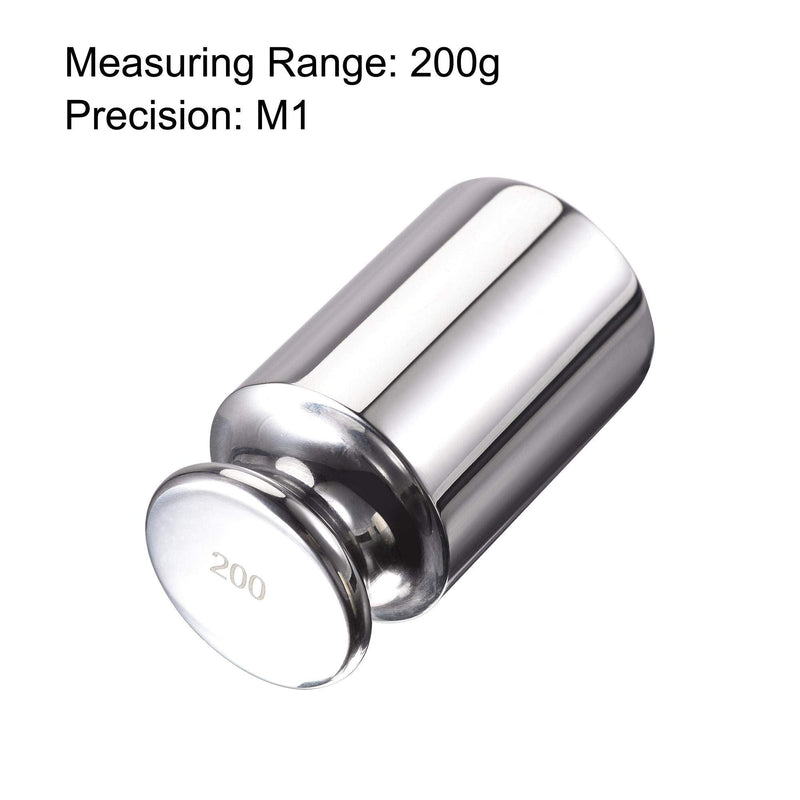 uxcell Gram Calibration Weight 200g F1 Precision Stainless Steel for Digital Balance Scales