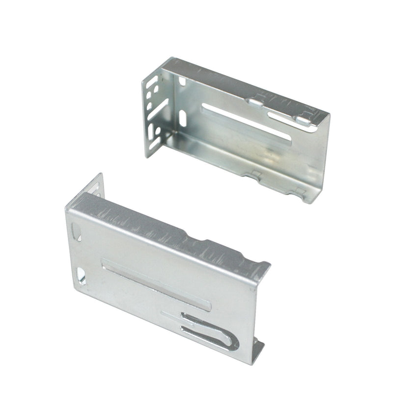 [AUSTRALIA] - 5 Pair Knobonly Rear Mount Drawer Slides Brackets for Cabinet with Frame Rear Mounting Brackets 5 Pair 