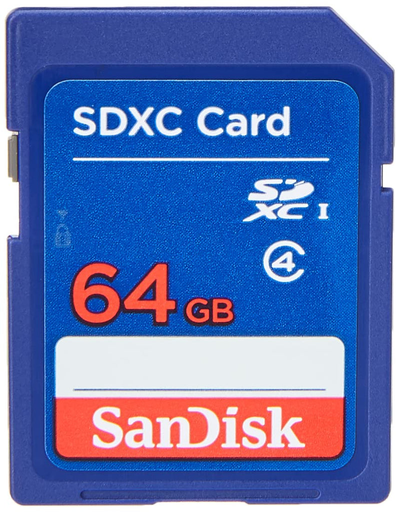 SanDisk 64GB Class 4 SDXC Flash Memory Card- SDSDB-064G-B35 (Label May Change) 64 GB SD Standard Packaging