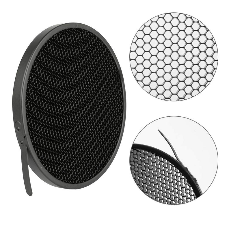 Soonpho Standard Reflector Photography Diffuser, 20/40/60 Degree Honeycomb Lamp Shade Grid for 7inch Bowens Mount Studio Light Strobe