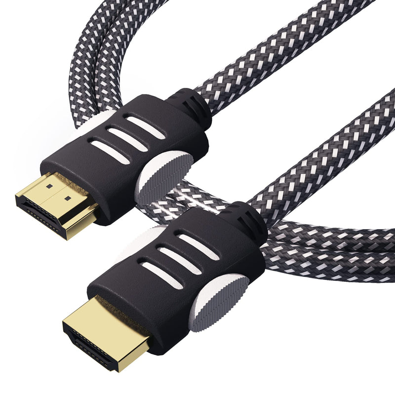 4k HDMI Cable 10ft 1 Pack, hdmi 2.0 high Speed Cables 2160P HDR 18Gbps HDCP 2.2 Ethernet hdmi to hdmi, for Laptop, Monitor, Projector, PS4, PS5, Xbox, TV & More 10ft-1pack
