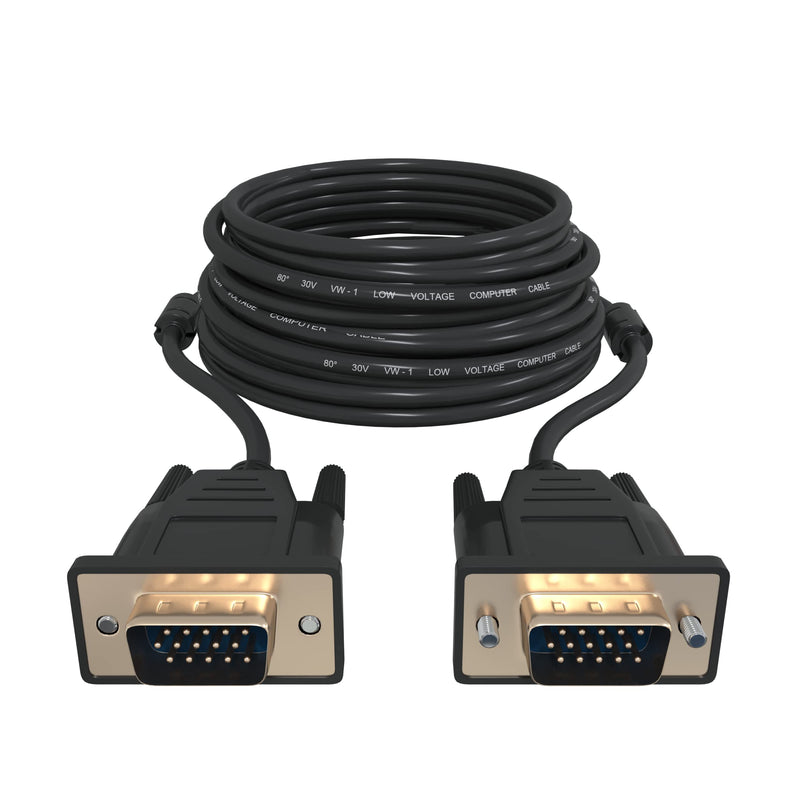 [AUSTRALIA] - Tupavco TP119 - VGA Cable 50ft - Computer/Monitor/Projector/PC/TV Cord 15 PIN, 50 Feet Long Video Cord 
