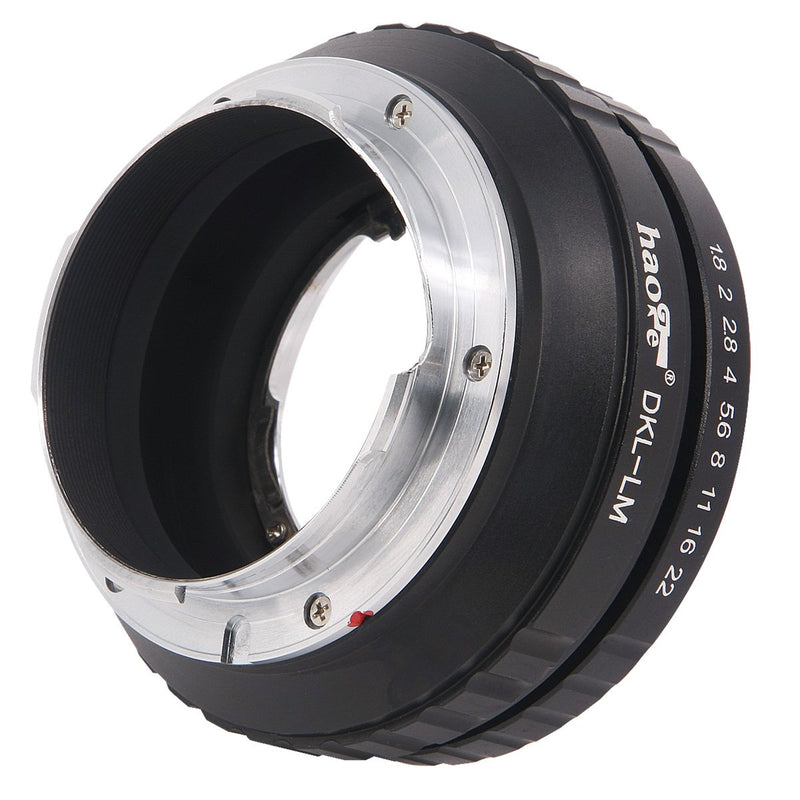 Haoge Lens Mount Adapter for Voigtlander Retina DKL Lens to Leica M LM Mount Camera Such as M240, M240P, M262, M3, M2, M1, M4, M5, M6, MP, M7, M8, M9, M9-P, M Monochrom, M-E, M, M-P, M10, M-A