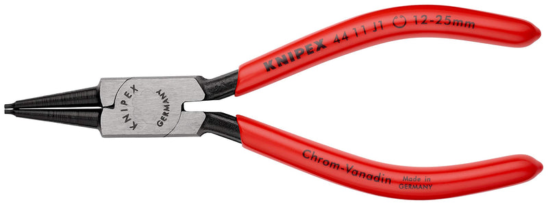 KNIPEX - 44 11 J1 Tools - Circlip Pliers, Internal, Straight, 15/32"-1" Bore Dia. (4411J1)