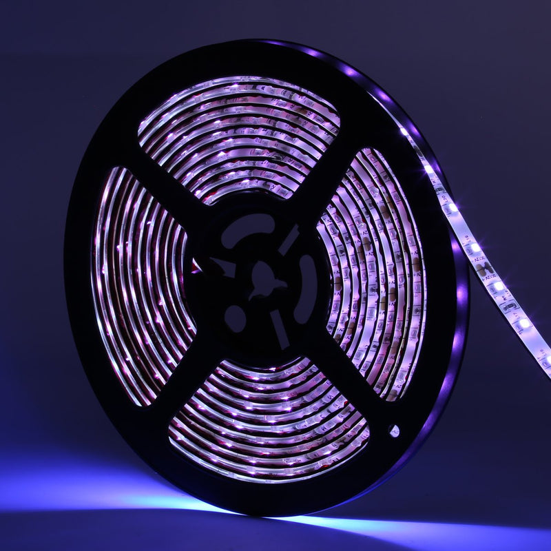 [AUSTRALIA] - UV Light Strip - 2020 New Design Battery Operated LED Black Light Strip Kit with 6.6FT 2M SMD 3528 IP65 Waterproof Super Bright LED Strip Lights, Battery Case 