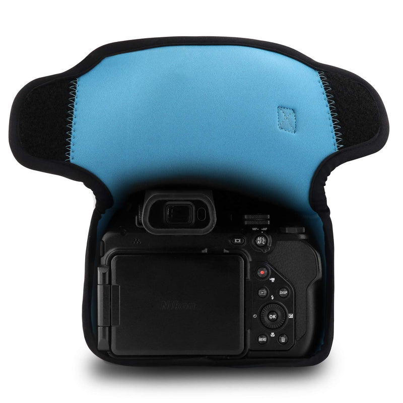 [AUSTRALIA] - MegaGear MG1637 Ultra Light Neoprene Camera Case Compatible with Nikon COOLPIX P1000 - Blue 