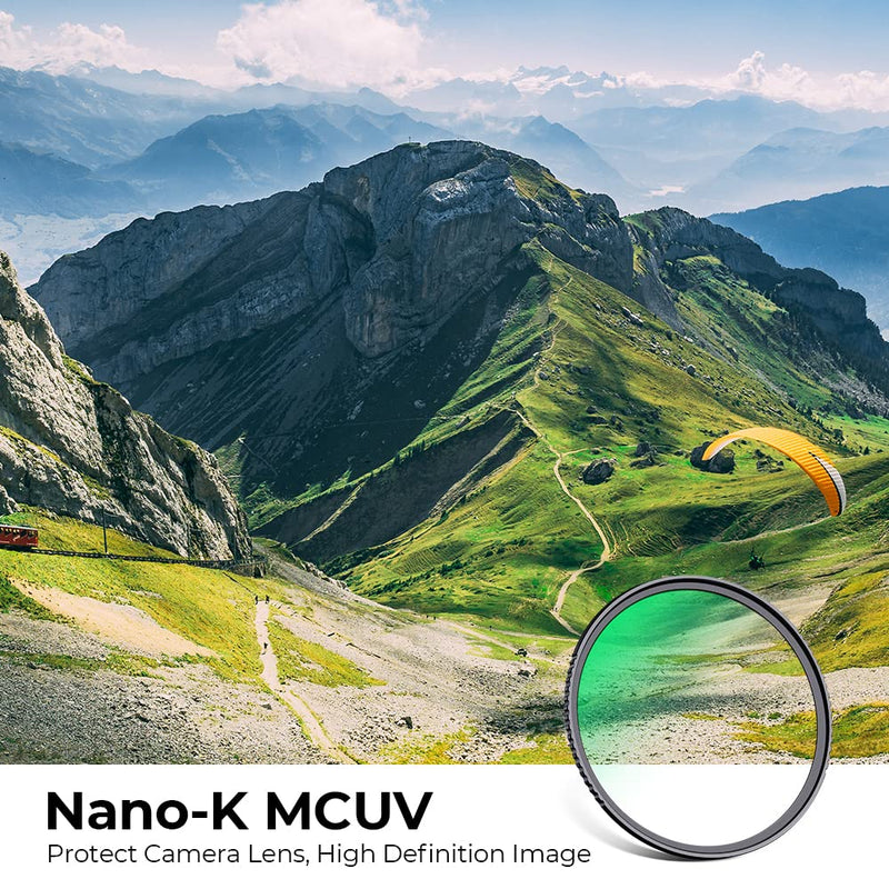 K&F Concept 55mm MC UV Protection Filter Slim Frame with 18-Multi-Layer Coatings for Camera Lens (K-Series)
