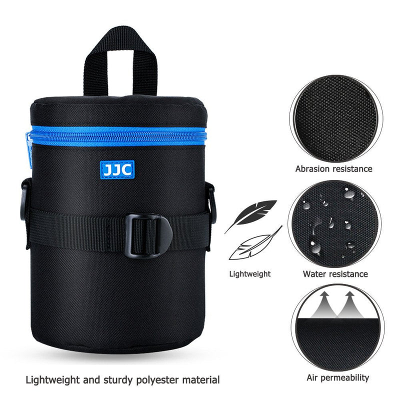 [AUSTRALIA] - JJC Deluxe Lens Case Pouch for Canon EF 24-70mm f2.8L/EF 16-35mm f2.8L/EF 85mm f1.4L/EF 70-300mm f4-5.6 IS USM,Nikon AF-S 24-70mm f2.8/AF-P 70-300mm f4.5-5.6E and other Lens below 3.93" x 7.16"(D x L) XL Size 