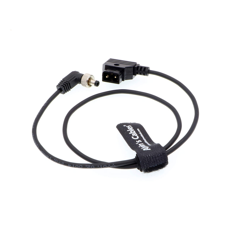 Alvin's Cables D-Tap to Locking DC 5.5 2.1 Atomos Monitor Power Cable for Video Devices PIX-E7 PIX-E5 7 Touchscreen Display Hollyland Mars 400s Right Angle Lock DC to Dtap 60cm