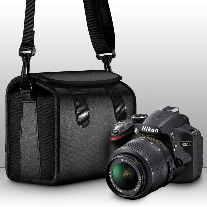 TXEsign Universal Medium DSLR Camera Case Bag for Nikon, Canon, Sony, Mirrorless Cameras and Lenses (6.6x6.4x4.5 inches, M-Medium)