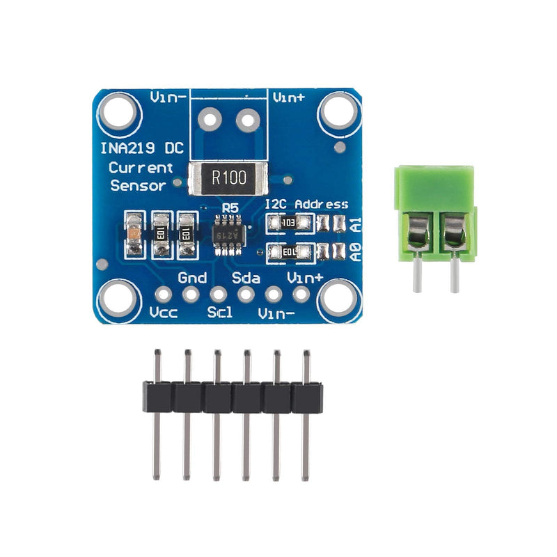 ACEIRMC 6pcs INA219 I2C Bi-Directional DC Current Power Supply Sensor Breakout Module Compatible with Arduino Raspberry Pi