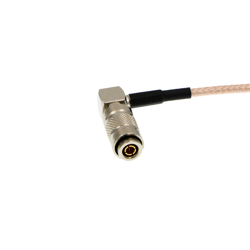 HD SDI DIN 1.0/2.3 Right Angle to BNC Female RG179 Cable for Blackmagic HyperDeck Shuttle 75ohm 12'' right angle DIN to BNC Female