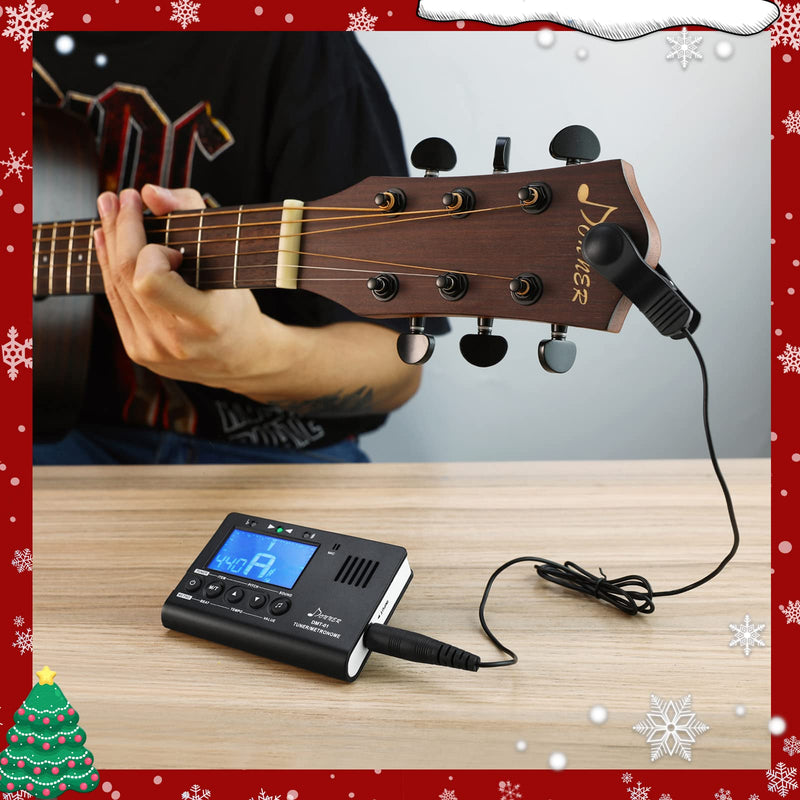 Donner Metronome Tuner for All Instruments - Guitar, Bass, Violin, Ukulele, Trumpet, Chromatic, Clarinet, Flute, 3 in 1 Digital Metronome with Tuner/Metronome/Tone Generator, DMT-01