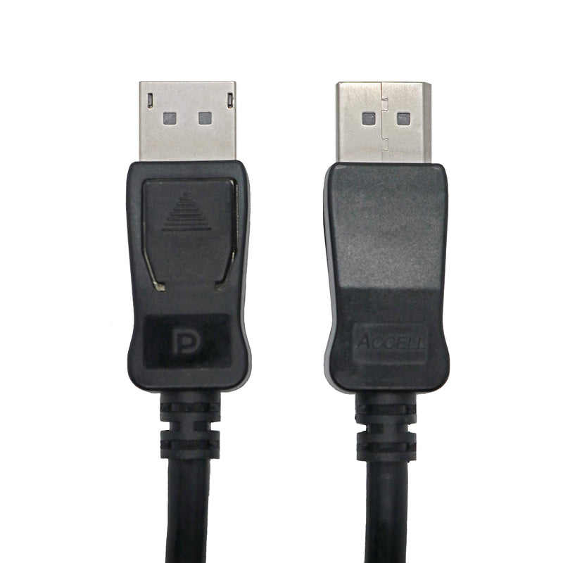 Accell DP to DP 1.2 - VESA-Certified DisplayPort 1.2 Cable - 3 Feet, HBR2, 4K UHD @60Hz, 1920X1080@240Hz, 2 Cable Pack DisplayPort 1.2 -Poly Bag 3.3ft, 2-Pack