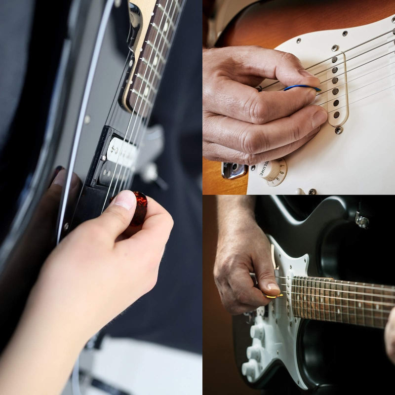 LOOPES 22pcs Guitar Accessories Kit Guitar Finger Guard Fingertip Protectors With Finger Thumb Picks,Metal Binder Clips,Guitar Capo,Picks, For Electric Acoustic Guitar Ukulele Bass Banjo