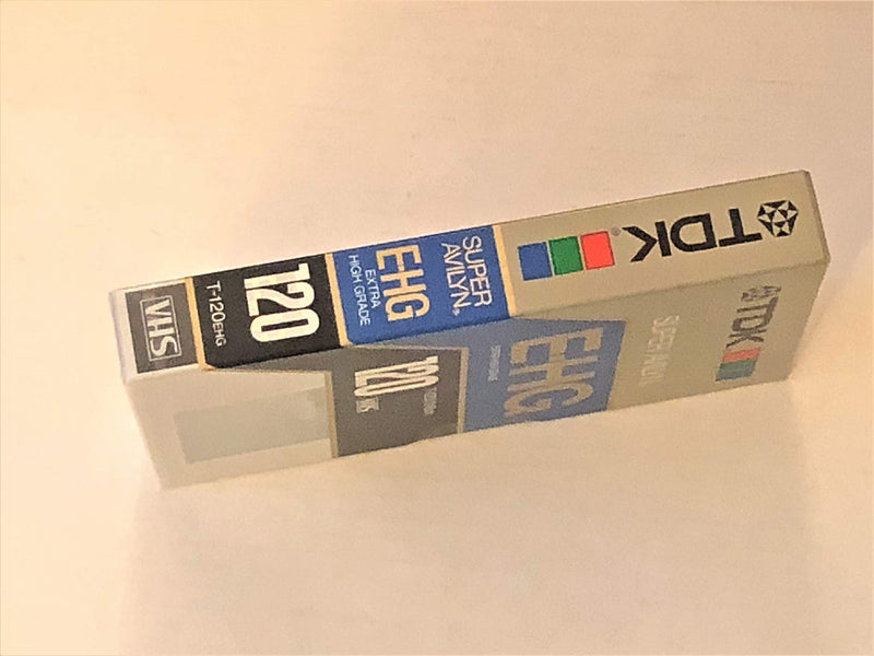 TDK E-HG Ultimate Performace T-120 Video Cassette Tapes - 1 count