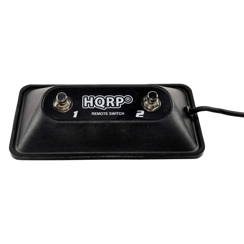 HQRP Multi-purpose 2-Button Guitar Amp Footswitch works with Peavey 03022910 03008010 03330850 Replacement fits TransTube Bandit DeltaBlues Supreme Head Ecoustic 112 Mark VIII amps