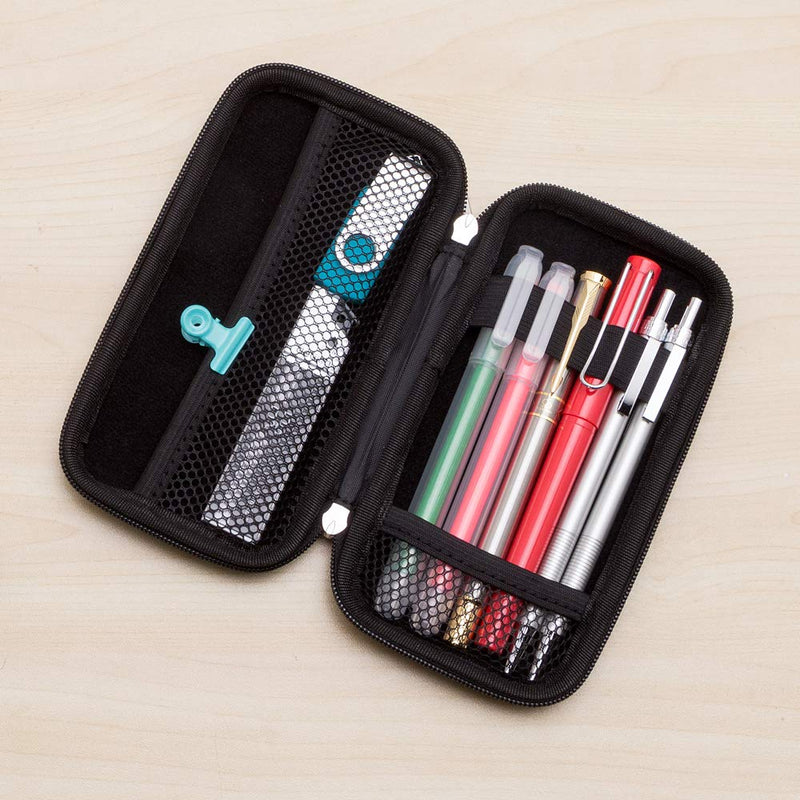 iDream365 Hard Protective EVA Carrying Case/Pouch/Holder for Executive Fountain Pen,Ballpoint Pen,Active Stylus Pen-Black