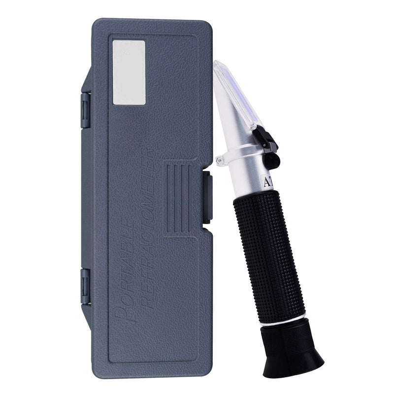 Clinical Refractometer,Tri-Scale-Serum Protein 2-14g/dl,Urine Specific Gravity 1.000-1.060SG for Veterinary Cat,Dog, Pets w/Extra LED Light and pipettes Urine SG / Serum Protein