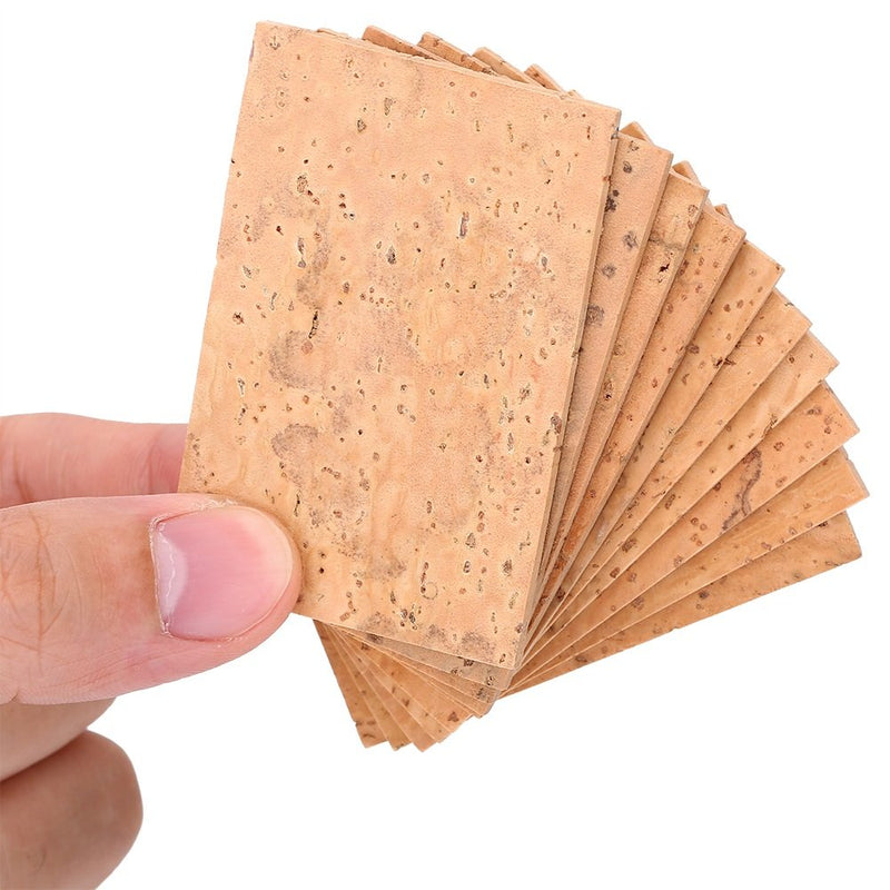 [AUSTRALIA] - Woodwind Sax Sheet Cork, 10pcs Saxophone Neck Cork Sax Neck Joint Cork Cork for Alto Sax Instrument Accessory 