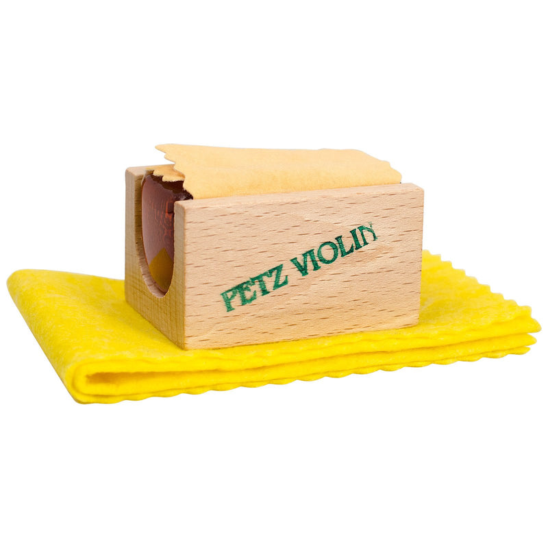 Petz VP-053V Bow Rosin - Violin - Beechwood Box - Light