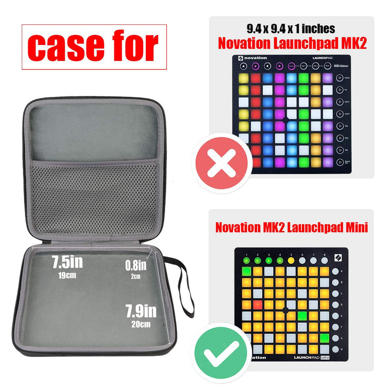 [AUSTRALIA] - co2CREA Hard Travel Case for Novation Launchpad Mini MK3 MK2 Grid Controller 