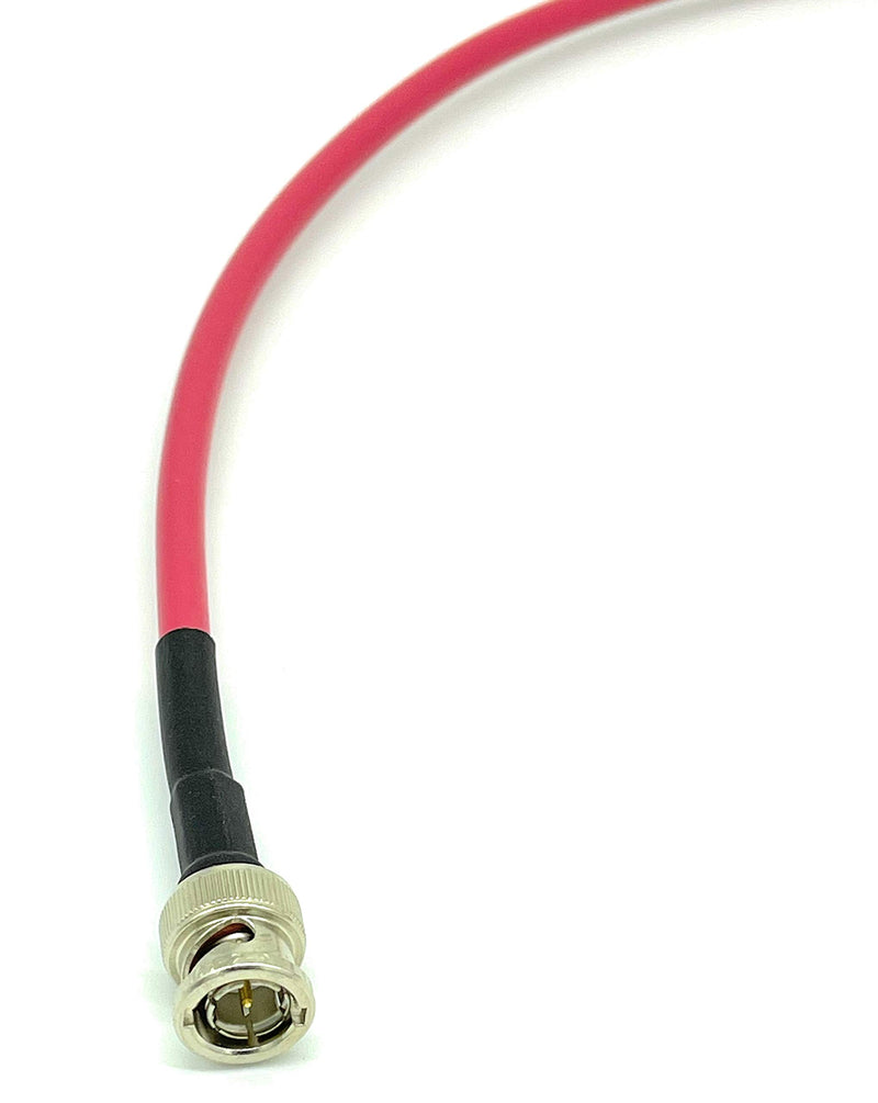 AV-Cables 3G/6G HD SDI BNC RG59 Cable Belden 1505A - Red (15ft) 15ft