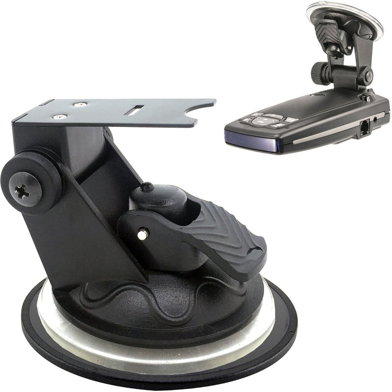 ChargerCity Car Windshield Strong Suction Cup Mount Radar Detector Holder for Escort Passport 9500ix 9500 8500 8500x50 x55 7500 S55 s75 s75g Solo S3 (Not compatible with model not listed)