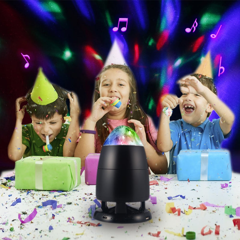[AUSTRALIA] - Party Bluetooth Speakers Disco Ball Lights, Sound Activated LED Portable Speakers with Spinning Lights Show for Kids Party Xmas Dancing by Funkysky 