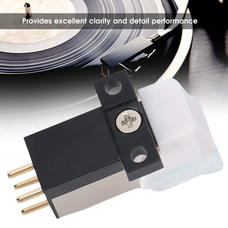 Dpofirs Moving magnetic Cartridge Turntable,ABS Magnetic Cartridge Stylus with Vinyl Needle,Perfect for Upgrading Vinyl Record Player,Standard Mount Accurate Record Function