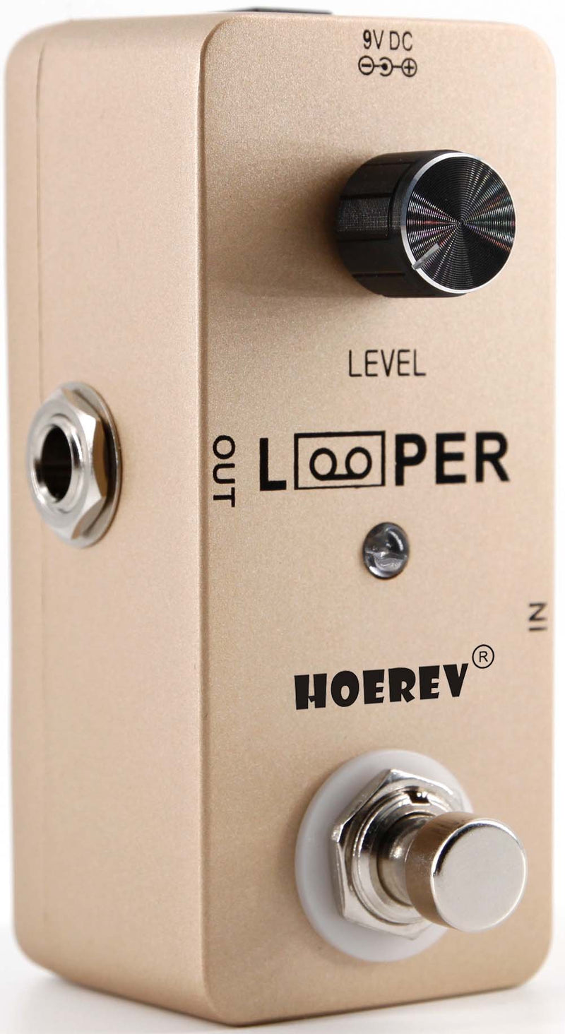[AUSTRALIA] - HOEREV Guitar Looper Effector Pedal, Color Golden 