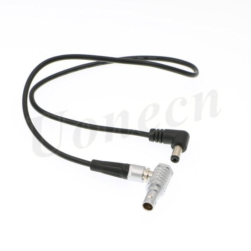 Teradek Bolt power cable Right Angle 2 Pin Male to Right Angle DC For Transmitter Tilta battery plate on the Fs7