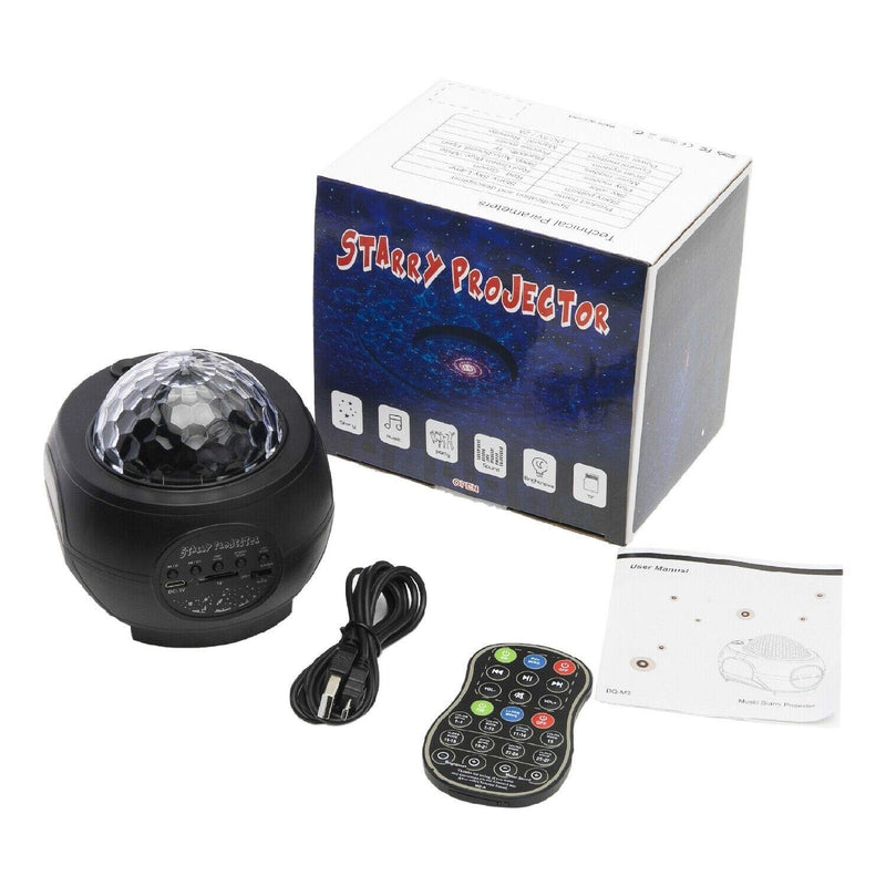 [AUSTRALIA] - Star Projector Night Light -Jior Starry Projector Lights with Bluetooth, Starry Projector with Remote Control, 48 Lighting Modes, Star Projection Lights Apply to Kids/Bedroom/Ceiling Black 