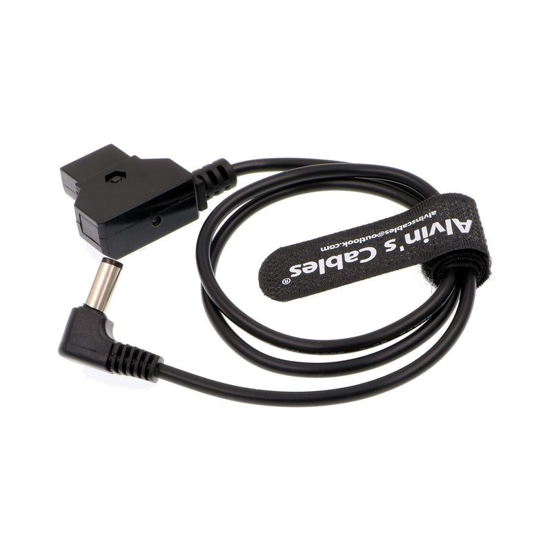 [AUSTRALIA] - Alvin's Cables AlvinTap (Protective DTap) to 2.1 DC 12v Right Angle Cable for KiPRO LCD Monitors 60CM 24 inches Straight Cable With Signal Light Right Angle DC Connector 