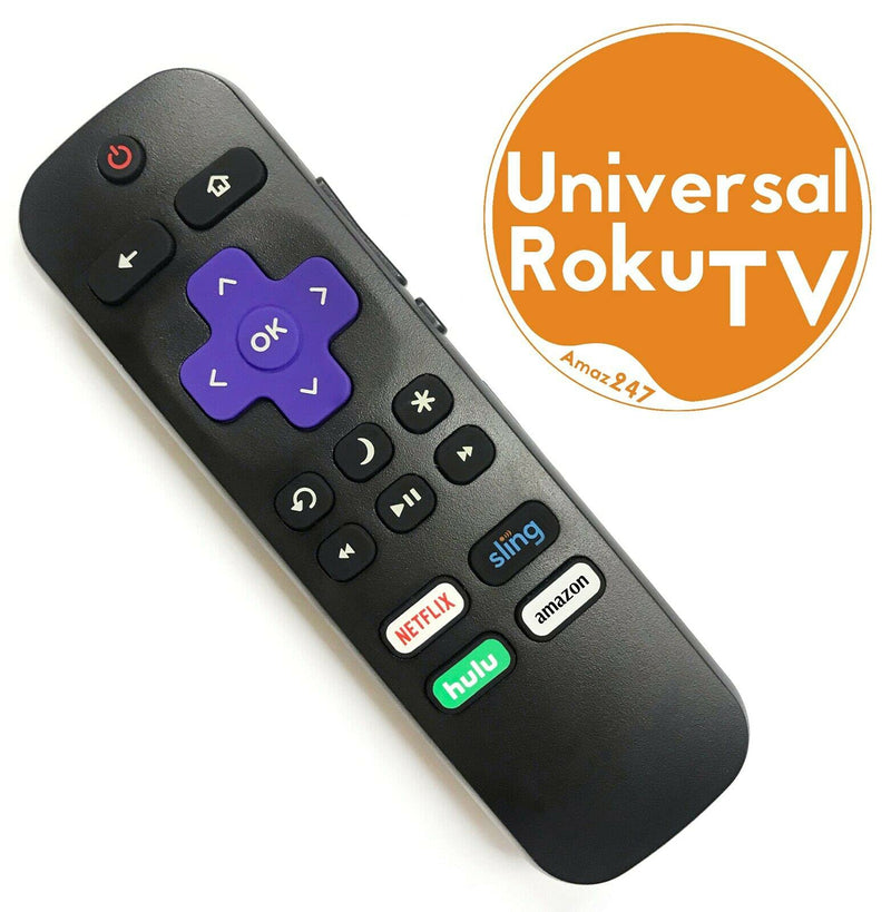 RCA ROKU TV Replacement Remote w/Volume Control and TV Power Button