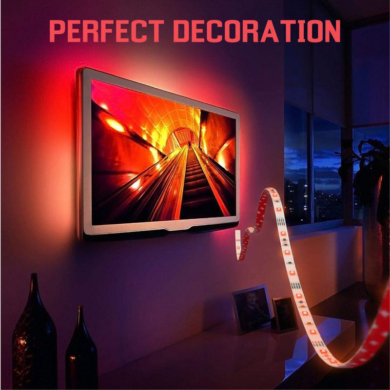 [AUSTRALIA] - TBI Pro LED Strip Lights 32.8ft - Indoor Outdoor RGB Led Strip Lights with Waterproof Color Changing Super-Bright 5050 LED - Flexible Led Rope Lights for Bedroom Kitchen Living Room Home Decoration 32.8ft with wi-fi 