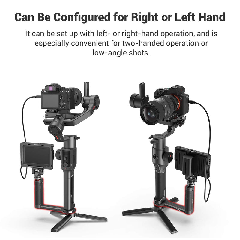 SMALLRIG Aluminum Side Handle Compatible with DJI Ronin-S/SC & ZHIYUN Crane 2S/2/V2 & MOZA Air 2/AirCorss 2 Gimbals - 2786