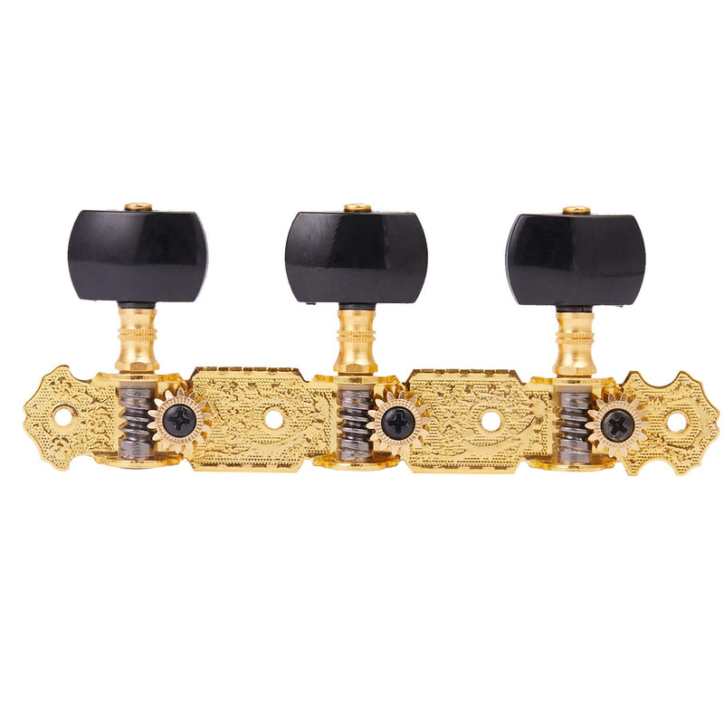 Alice Classical Guitar String Tuning Keys Pegs 2pcs(L&R) String Tuners 3+3 Machine Heads Short