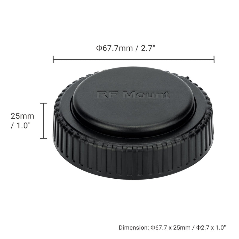 JJC 2 Packs RF Mount Lens Teleconverter Dust Cap Cover for Canon Telephoto Extender EXT. RF1.4X and EXT. RF2x on Canon RF 100-500mm RF 600mm RF 800mm Lens Replaces Canon Extender Cap RF
